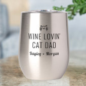 Drôle Vin Aimant Chat Papa Noms Personnalisés