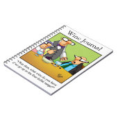 Drôle Vin Humour Journal Cadeau (Côté gauche)