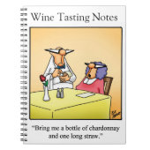 Drôle Vin Journal cadeau (Devant)