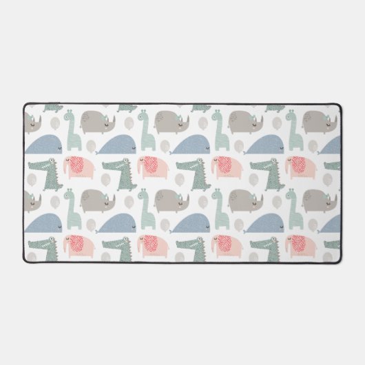 Drôle Visage mignon Doodle Motif animal (Recto)