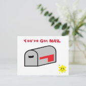 Drôle – Vous avez reçu du COURRIER - Carte postale (Debout devant)