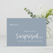 Drôle Vous serez ma Demoiselle d'Honneur Carte de (Debout devant)