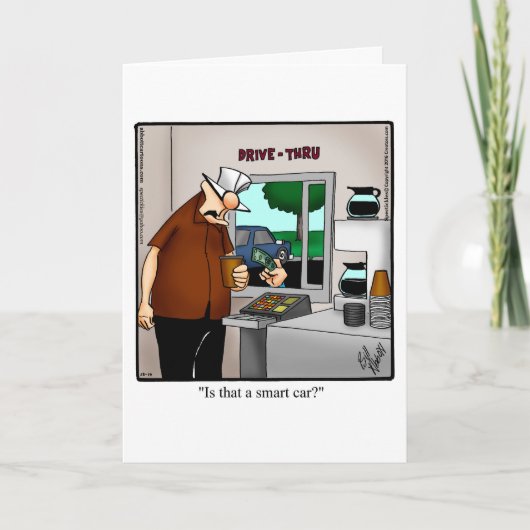 Drôle Voyage Bon Voyage Carte (Devant)