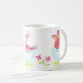 Drôle Whimsical Birds Coffee Mug (Devant droit)
