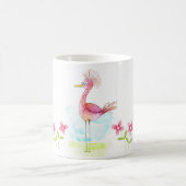 Drôle Whimsical Birds Coffee Mug (Centre)