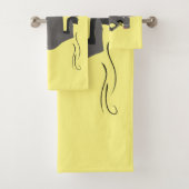 Drôle wildebeest tourner dessin animé illustration (En situation)