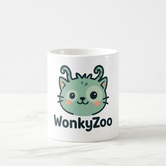 Drôle Wonky Cat Coffee Mug | Wonky Zoo (Centre)