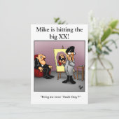 Drôle XXe anniversaire Invitations de fête (Debout devant)