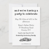 Drôle XXe anniversaire Invitations de fête (Dos)