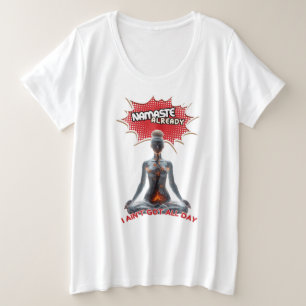 Drôle Yoga Comic Pop Art - "Namaste Déjà"