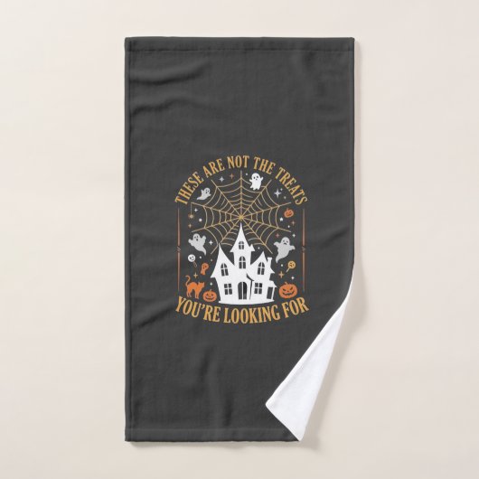 Drôles de friandises d'Halloween Fantôme Conceptio (Serviette à main)