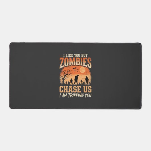 Drôles de Zombies Halloween Nous Pourchassent Desi (Recto)