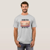 "Dromen beginnen op straat" Basketbal T-shirt (Voorkant volledig)