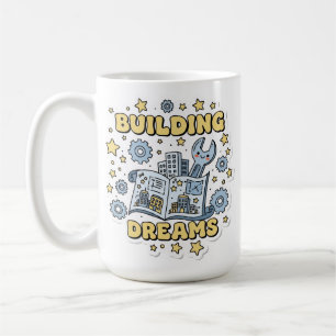 Dromen Bouwen Schattig Ingenieurs- en Architectuur Koffiemok