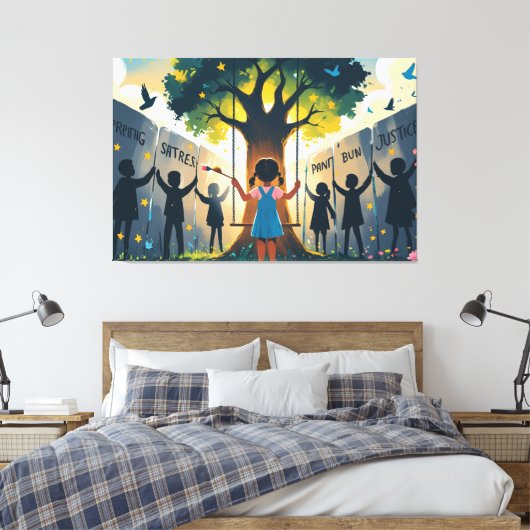 dromen canvas afdruk (Insitu (Slaapkamer))