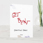 Dromen - Gebogen Groeten Kaart (Achterkant)