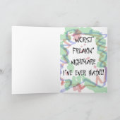 Dromen - Gebogen Groeten Kaart (Binnen)