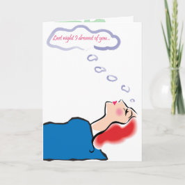 Dromen - Gebogen Groeten Kaart