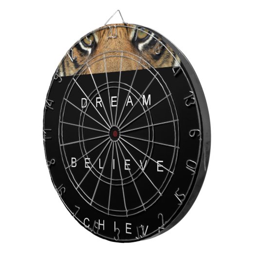 dromen geloven dat je motivatie prijsopgave hebt b dartbord (Voorkant Rechts)