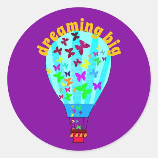 Dromen grote sticker (Voorkant)