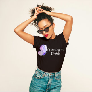 "Dromen in pastels" Soft Esthetische Vrouwelijke T-shirt