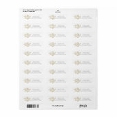 DROMEN KOMEN ECHT UIT GOUDEN ADRESETIKETTEN ETIKET (Full Sheet)