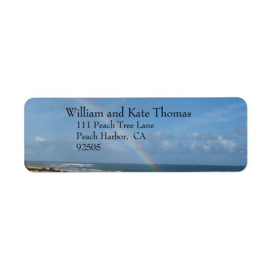 Dromen komen uit adreslabel etiket (Voorkant)