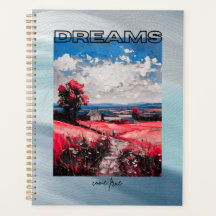 Dromen komen uit notebook