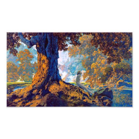 Dromen | Maxfield Parrish | Foto Afdruk (Voorkant)