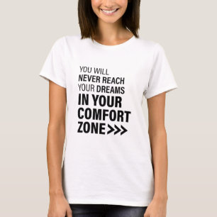 Dromen Motivatie Quote Art Dreams Beroemde Quotes T-shirt