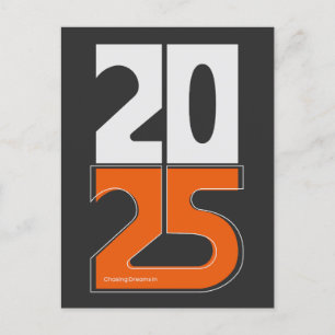 Dromen najagen in 2025 briefkaart