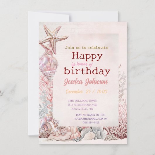 Dromen onder het zee kaart (Voorkant)