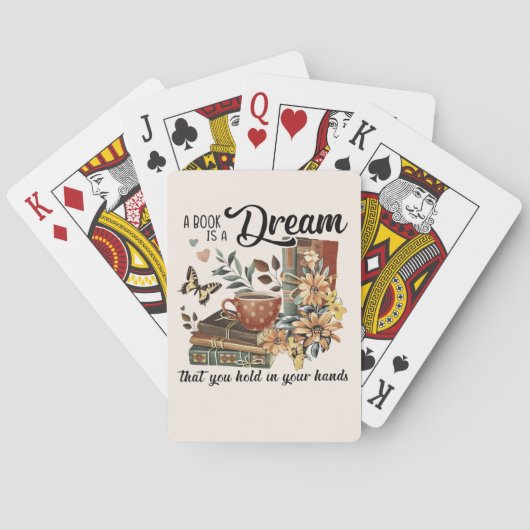 Dromen op het dek pokerkaarten (Achterkant)