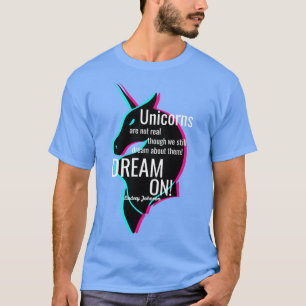 DROMEN OVER het ontwerp van eenhoorns T-shirt