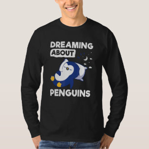 Dromen over pinguïns Keizer Zee Vogelkoning Peng T-shirt