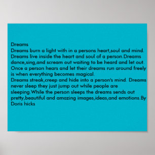 Dromen Poster