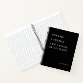 Dromen Schema's en dingen tussen gewoonte Notitieboek (Binnen)