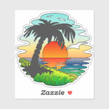 Dromen Tropische zonsondergang Paradijs, Exotisch