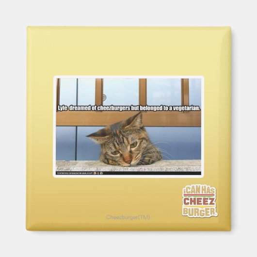 Dromen van Cheesburgers Magneet (Voorkant)