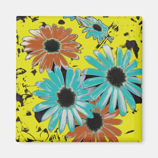 Dromen van Daisies Magnet Magneet (Voorkant)