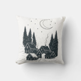 Dromen van de Kerstnacht - Dubbelzijdige Winter Kussen