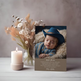 Dromen van de Range Cowboy's Lullaby Godfather Kaart