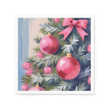 Dromen van een Roze Kerstmis | Merry Watercolor