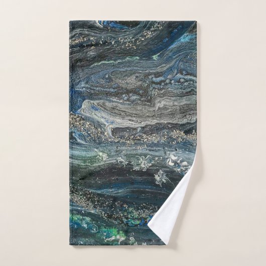 Dromen van het abstracte schilderende zee Ocean'20 Bad Handdoek (Handdoek)