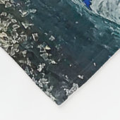 Dromen van het abstracte schilderende zee Ocean'20 Fleece Deken (Hoek)