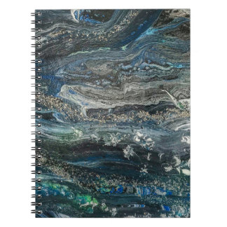 Dromen van het abstracte schilderende zee Ocean'20 Notitieboek