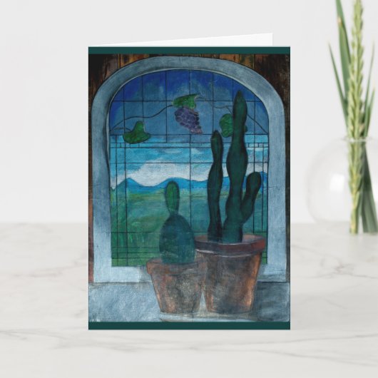 Dromen van het Leonardo wenskaart Bedankkaart (Voorkant)