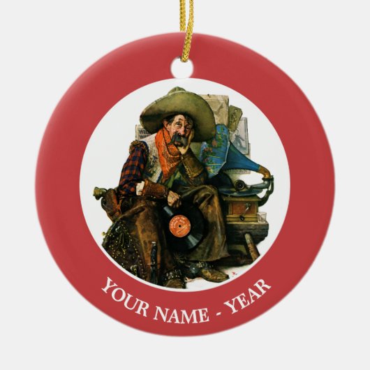 Dromen van Long Ago Keramisch Ornament (Voorkant)