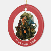 Dromen van Long Ago Keramisch Ornament (Links)