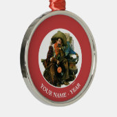 Dromen van Long Ago Metalen Ornament (Rechts)